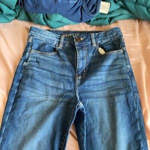 American Eagle Stretch Curvy Hi Rise Jeggings